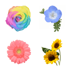 Small Flowers Emoji 2 Line Emoji Line Store