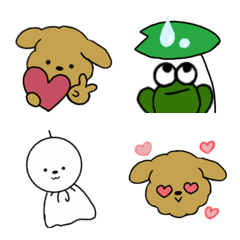 Drawing poodle  Emoji version 3