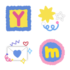 sweetie alphabet emoji