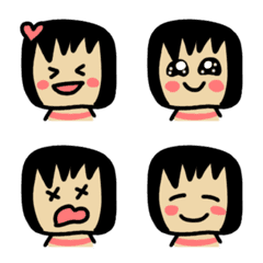 Japanese kokeshi dolls emoji 2