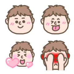 Emoji of centripetal face