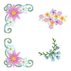 Frame Emoji vol.2 art flower