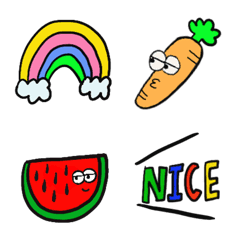 colorful emoji daily
