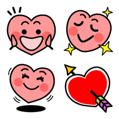 Heart emoji of emotional expression