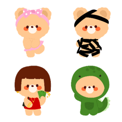 Mini bear emoji