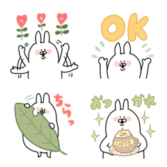 Cute rabbit usapi emoji