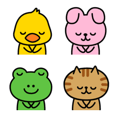 Bowing Animal Emoji