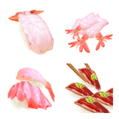 Sushi - shrimp & Skipjack -