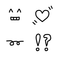 simple face line  Emoji