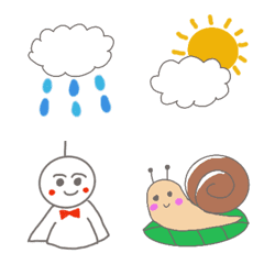 colorful rainy season Emoji