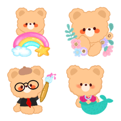 Brownie bear everyday is pastel emoji