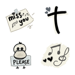 Minimal style emoji