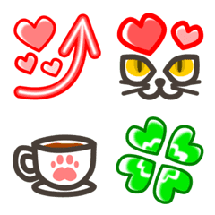 Let's use it! Fun emoji with a cat