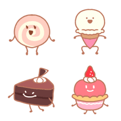 Cheerful sweets emoji