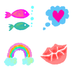 Fluffy healing emoji