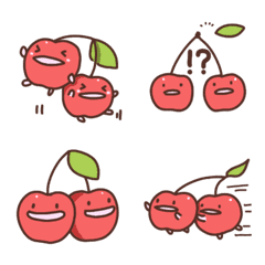 Daily life of cherries emoji