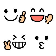 The emoticon that it is easy to use