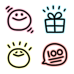 Simple emojis that color conversations