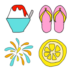 Active emoji in summer