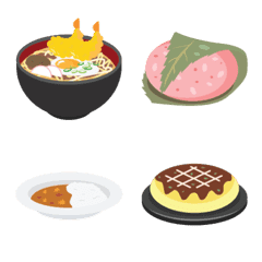 和食、日本の食べ物の絵文字