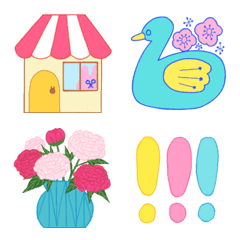 colorful cute  Emoji