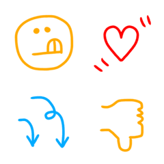 colorful line  Emoji