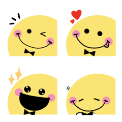 Cute word Smile pair emoji