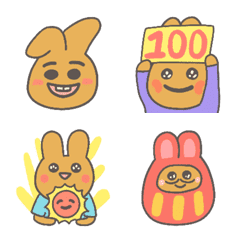 Caramel Rabbit Emojis