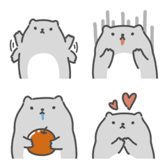 Monochrome prairie dog emoji