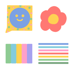 Everyday Emojis: Bright Party Colors