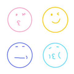 Colorful smiley emoji