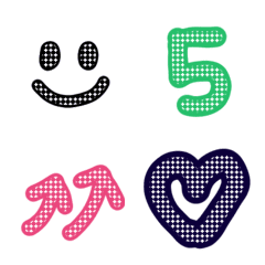 pop color Lattice pattern Emoji