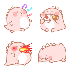 Fluffy dinosaur emoji
