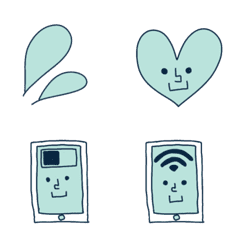 mint green usable emoji