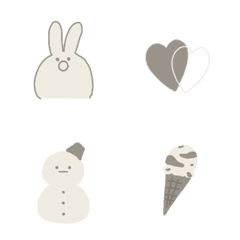 Coffee & milk color emoji.(simple)