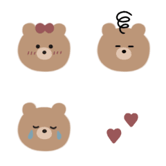 yuru bear emoji ..