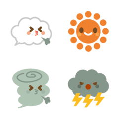 Cute weather characters for everyday use