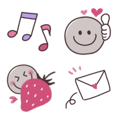mature and cute smile Emoji