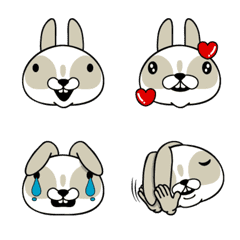 Hello! It is a Fun! rabbit emoji ver.