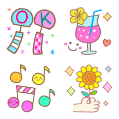 Adult cute Summer Emoji