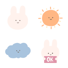 kawaii rabbit Emoji :)
