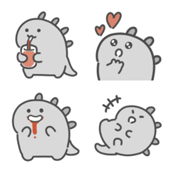 Monochrome Chupacabra emoji