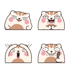 Dango cat Expression sticker 3