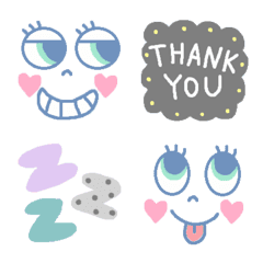 (Various emoji 201adult cute simple)