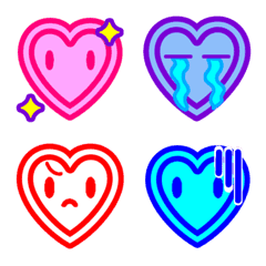 quiet heart emoji01 feeling