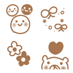 brown emoji oekakicyou