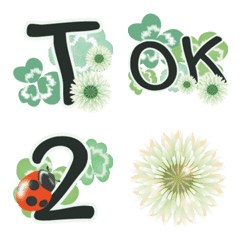 clover and flowers_emoji