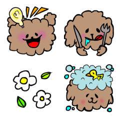 emoji poodle