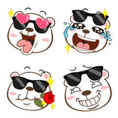 What's up! Bear Emoji so cute Vol.1