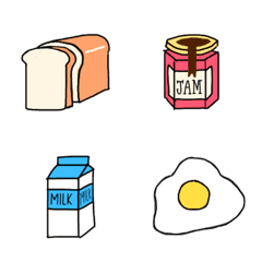 nanamon's food emoji